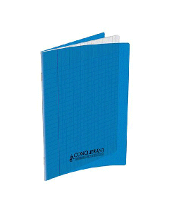 Cahier Piqûre CONQUERANT 192 Pages 90 Gr Seyès 17x22 cm - Bleu 