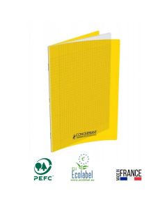 Cahier Piqûre CONQUERANT 96 Pages 70 Gr Seyès 21x29.7 cm - Jaune 