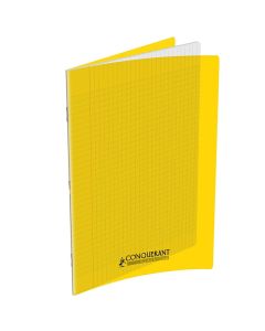 Cahier Piqûre CONQUERANT 96 Pages 90 Gr Seyès 24x32 cm - Jaune