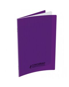 Cahier Piqûre CONQUERANT 96 Pages Seyès 90gr 17x22 cm - Violet