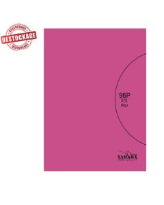 Cahier Piqué YAMAMA 96 Pages Seyès BMV Grand Modèle Rose
