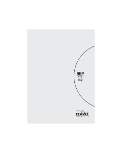 Cahier Piqure YAMAMA 96 Pages UNI SYS BMV 21x29,7cm 80Gr - Transparent 