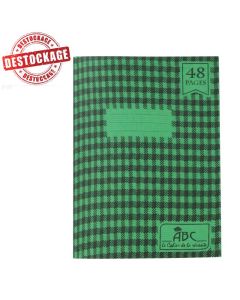 Cahier Super ABC 48 Pages 60 Gr Seyès 17x22 cm - Vert