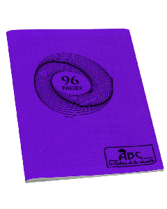 Cahier Super ABC 96 Pages 60Gr Violet 