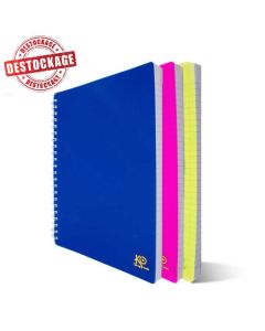 Cahier KO Wiro 380 Pages PF 80gr - Couverture Plastique Uni