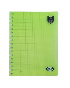 Cahier Wiro OMEGA 200 Pages 17x22 cm 80g Avec Couverture Plastique - Vert Pistache