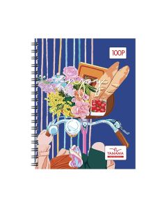 Cahier Wiro YAMAMA 100 Pages 17X22cm Fantaisie 70Gr