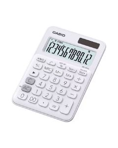 Calculatrice CASIO 12 Chiffres Avec Taxe Pile+Solaire - Blanc