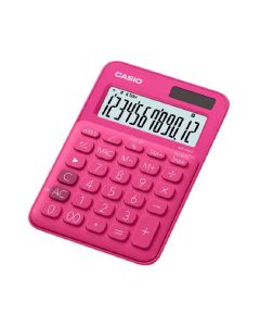 Calculatrice CASIO 12 Chiffres Avec Taxe Pile+Solaire - Rose