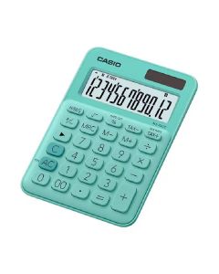 Calculatrice CASIO 12 Chiffres Avec Taxe Pile+Solaire - Vert