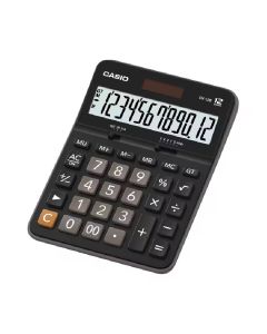 Calculatrice CASIO DX-12B 12 Chiffres Avec Pile+Solaire - Noir