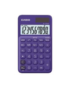 Calculatrice CASIO Simple 10 Chiffres Avec Etui - Mauve
