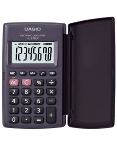 Calculatrice CASIO Simple 8 Chiffres Avec Etui-Noir