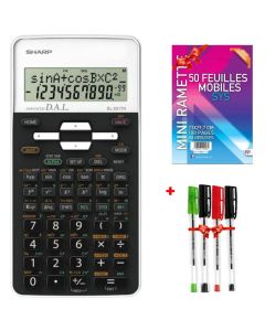 Calculatrice Scientifique en Blister SHARP EL-531TH - Blanc