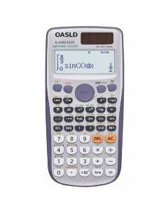 Calculatrice Scientifique OASLD 417 Fonctions Solaire Bleu