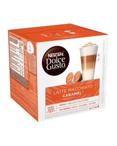 Boite de 16 Capsules Original NESCAFÉ Dolce Gusto Latte Macchiato Caramel