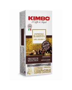 Paquet De 10 Capsules KIMBO Espresso Barista 100% Arabica - Compatible Nespresso