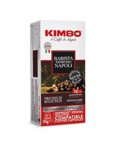 Capsules Kimbo Barista Napoli – Intensité 10 – 10 Aluminium