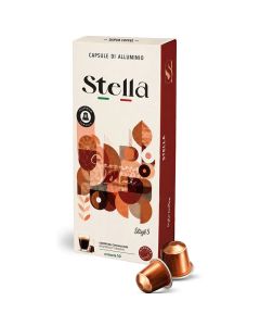 Capsules Stella Napoli 10 Pièces Nespresso Intensité 10