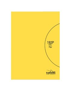 Carnet Piquée YAMAMA 192 Pages  5/5 11X17 cm 70gr Avec Couverture plastique Uni