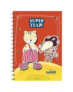 Carnet spirale YAMAMA 100 Pages 7.5 x 11 cm 70 Gr