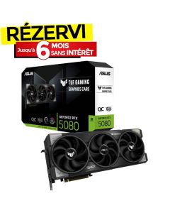Carte Graphique ASUS TUF Gaming GeForce RTX 5080 16 Go GDDR7 OC