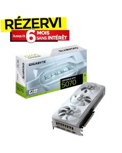 Carte Graphique Gamer GIGABYTE GeForce RTX 5070 EAGLE OC ICE SFF 12G