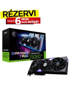 Carte Graphique Gamer MSI GeForce RTX 5060 Ti 16G GAMING TRIO OC