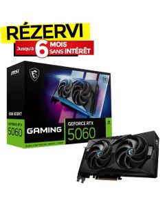 Carte Graphique MSI GeForce RTX 5060 8G GAMING OC