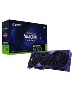 Carte Graphique MSI GeForce RTX 5070 12G World of Warcraft MIDNIGHT VOID EDITION OC