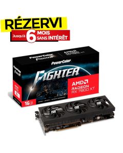 Carte Graphique POWERCOLOR AMD Radeon RX 7800XT Fighter 16Go 3X OC