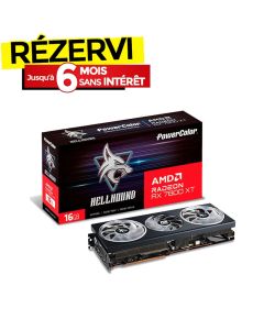 Carte Graphique POWERCOLOR AMD Radeon RX 7800XT HELLHOUND 16Go 3X OC