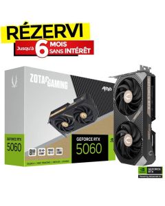 Carte Graphique ZOTAC Gaming GeForce RTX 5060 8 Go AMP