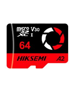 Carte Mémoire HIKSEMI Micro SDXC 64Go U3 V30 180Mo/s