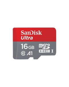 Carte Mémoire SANDISK Ultra 16Go Micro SD Avec Adaptateur