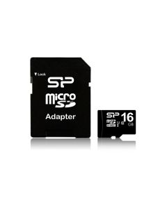 Carte Mémoire SILICON POWER 16Go Class 10 avec Adaptateur