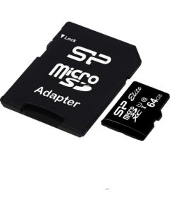 Carte Mémoire SILICON POWER 64Go Micro SDHC Classe 10