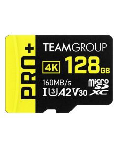 Carte Mémoire TEAM GROUP A2 PRO PLUS 128Go Micro SDXC UHS-I U3 A2