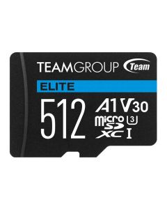 Carte Mémoire TEAM GROUP Elite 512Go Micro SDXC UHS-I A1 V30