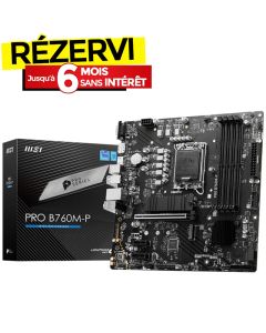 Carte Mère MSI PRO B760M-P DDR5 (911-7E02-026)