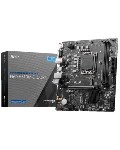 Carte Mère MSI PRO H610M-E DDR4 (911-7D48-038)