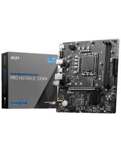 Carte Mère MSI PRO H610M-E DDR4 (911-7D48-044)