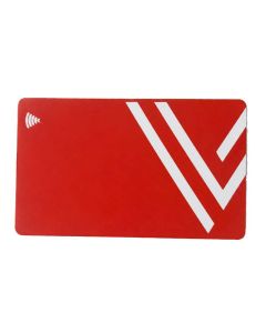 Carte Visite VCARD Designe V Sans Contact - Rouge & Blanc   