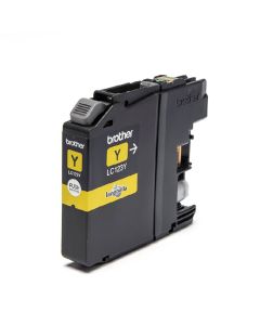 Cartouche Adaptable Compatible BROTHER LC123Y - Jaune