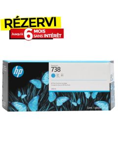 Cartouche d'encre Original HP DesignJet HP 738 300 ml - Cyan