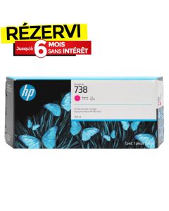Cartouche d'encre Original HP DesignJet HP 738 - Magenta 