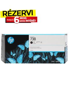 Cartouche d'encre Original HP DesignJet HP 738 300 ml - Noir