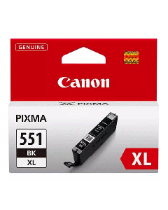 Cartouche d'encre originale Canon à haute capacité CLI-551XLBK Noir 