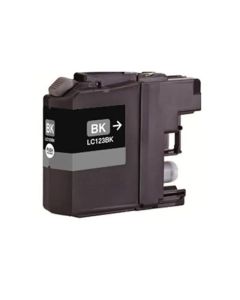 Cartouche Jet d'encre adaptable compatible BROTHER LC-123 - Noir