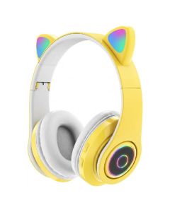 B39m Oreilles De Chat Jaune